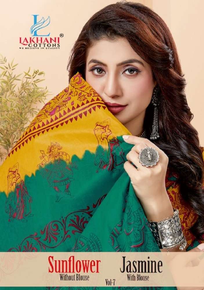 Lakhani Jasmine Vol-7 series 703-722 cotton saree