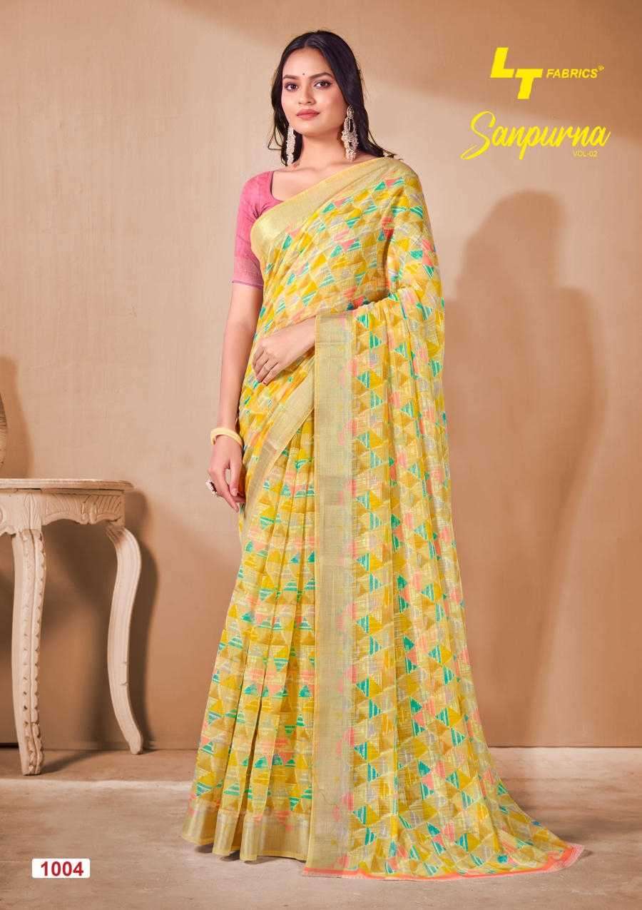 lt fashion sanpurna vol 2 series 1001-1010 Sonakshi Patta saree