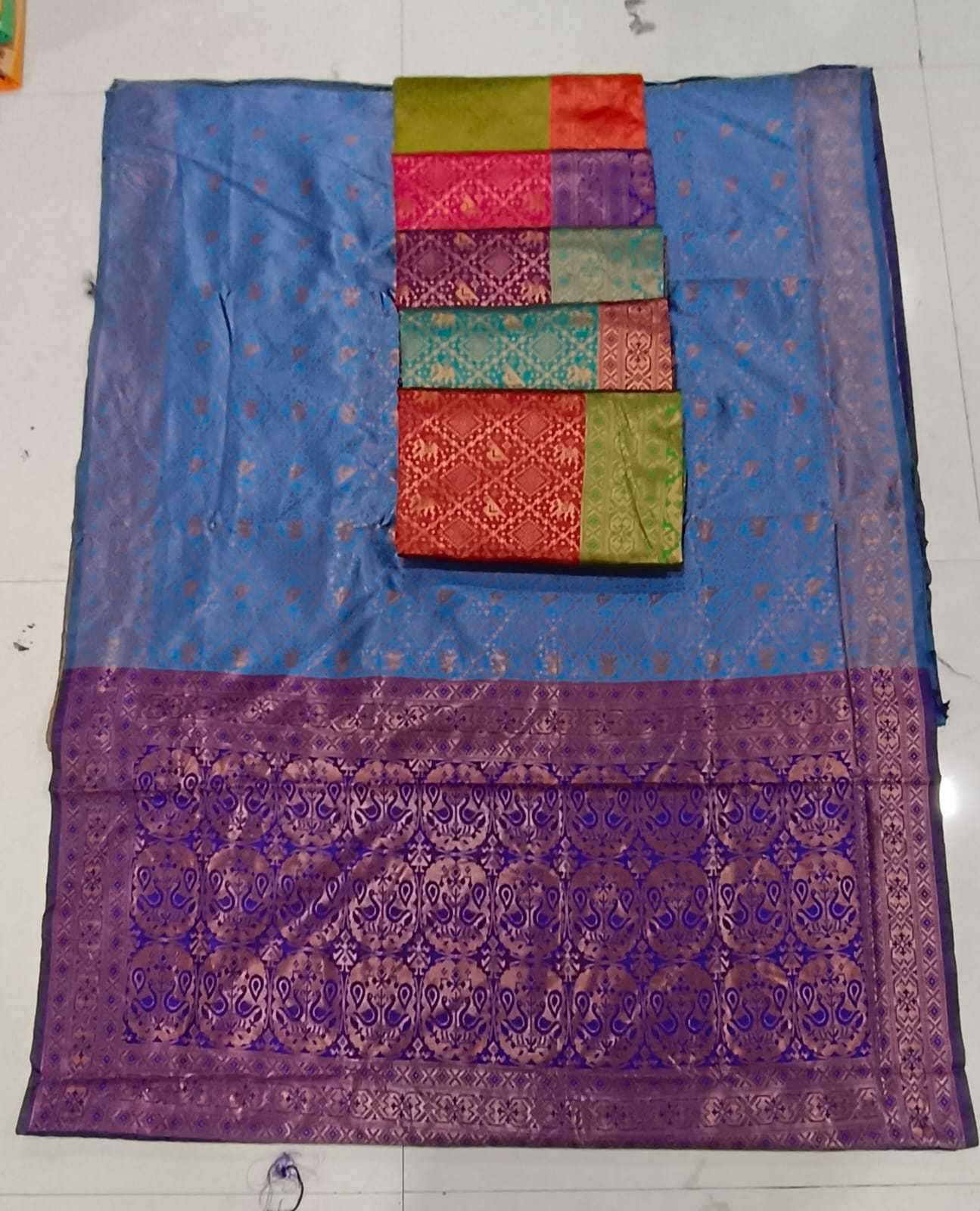 maanyata zero silk amazing copper zari sarees