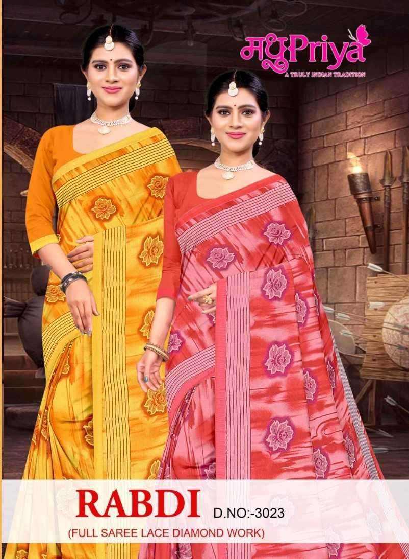 madhupriya rabdi 3023 chiffon saree