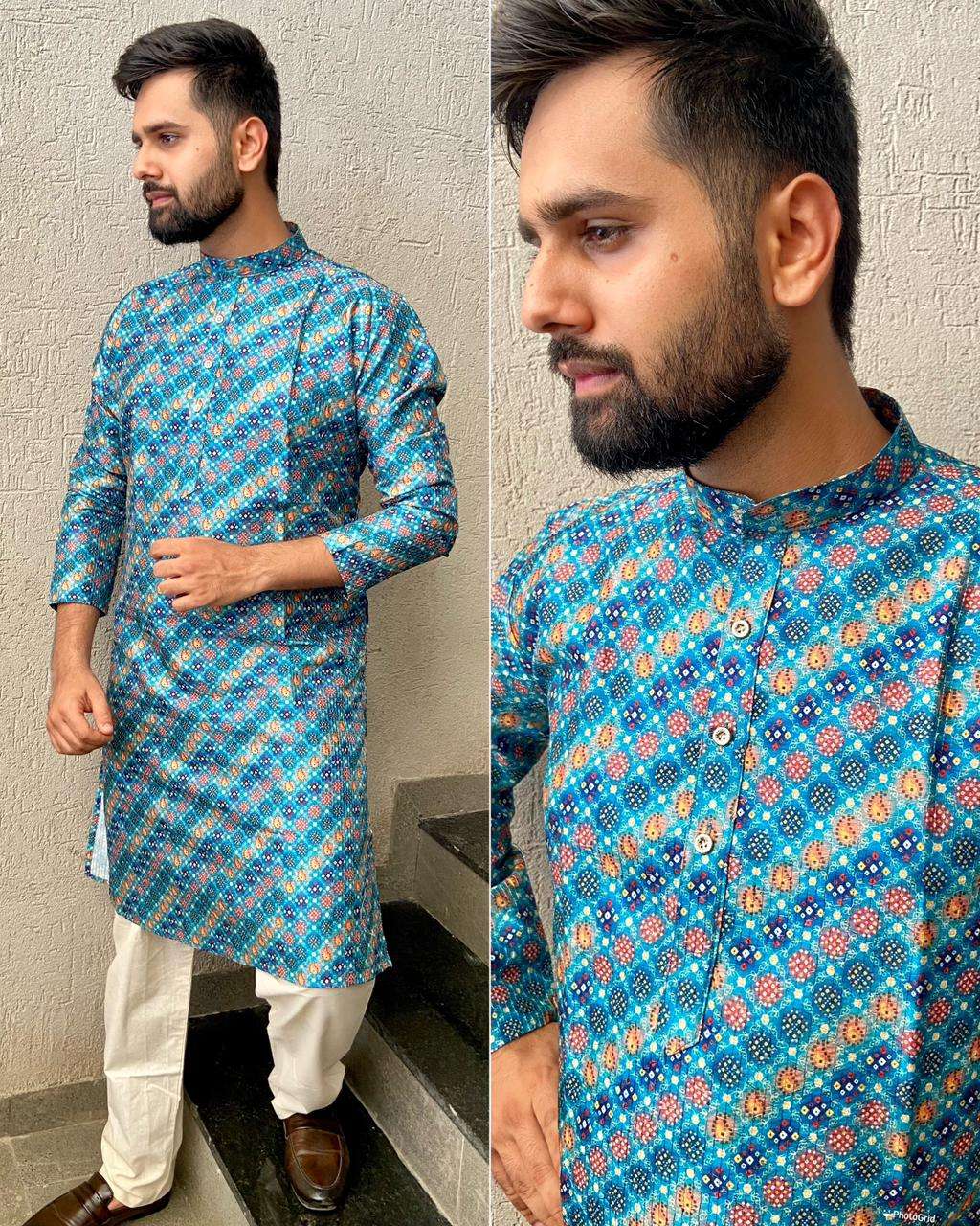 manyavar designer pure banglori silk kurta pajama 