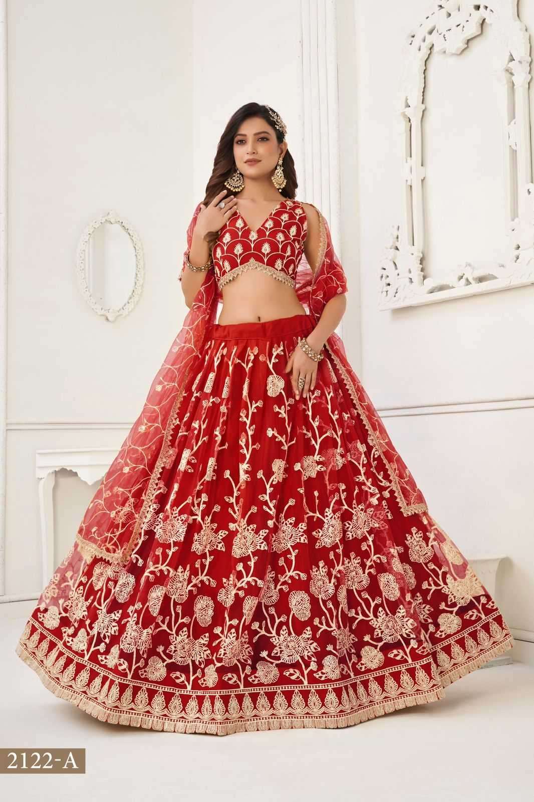 narayani fashion 2122 abcd Butterfly Net lehenga