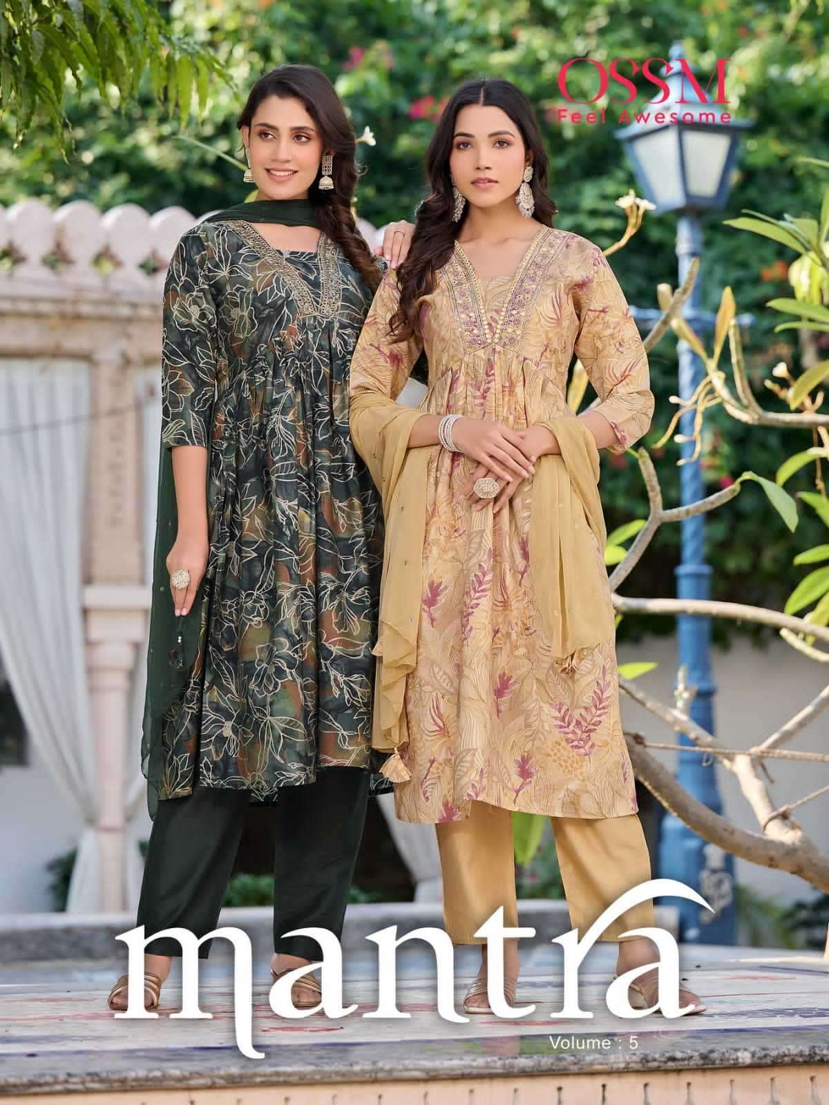 ossm mantra vol 5 series 501-506 Premium Chanderi Modal suit