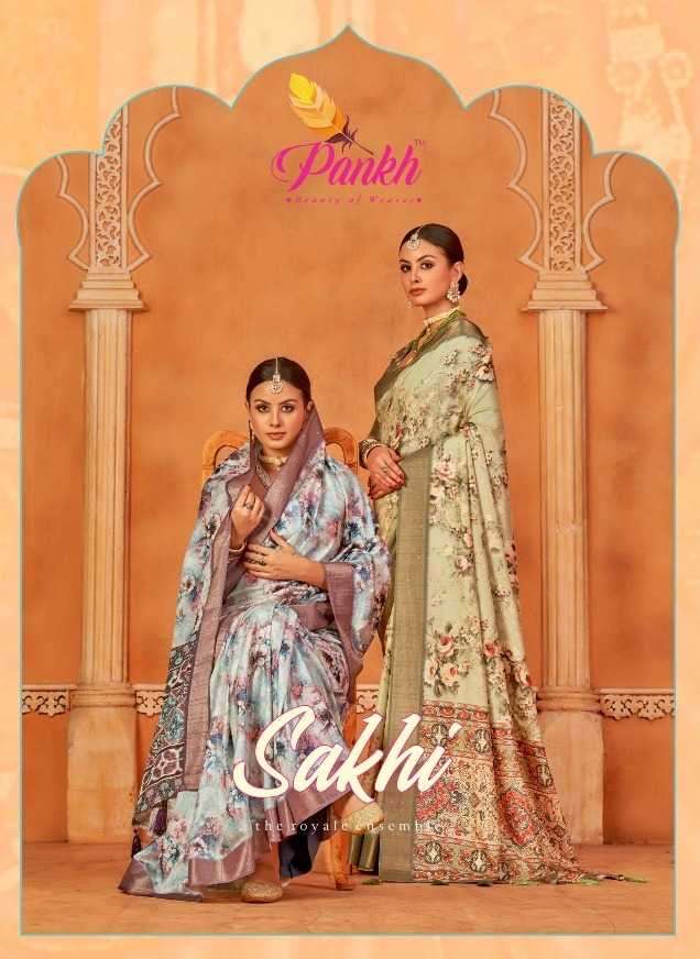 pankh sakhi series 8001-8009 gotha silk saree