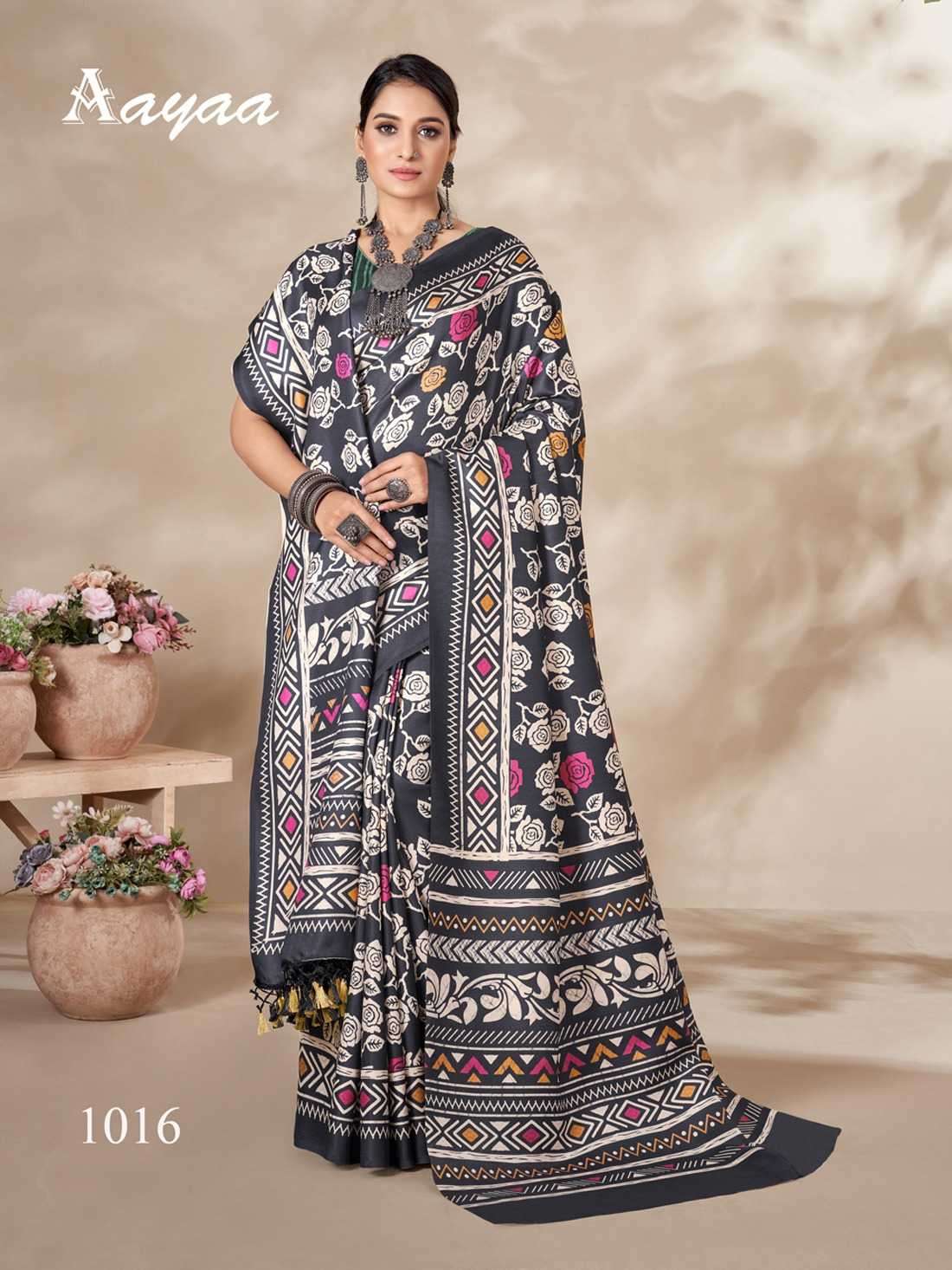 pr aaya pashmina vol 2 series 1011-1017 Pashmina saree