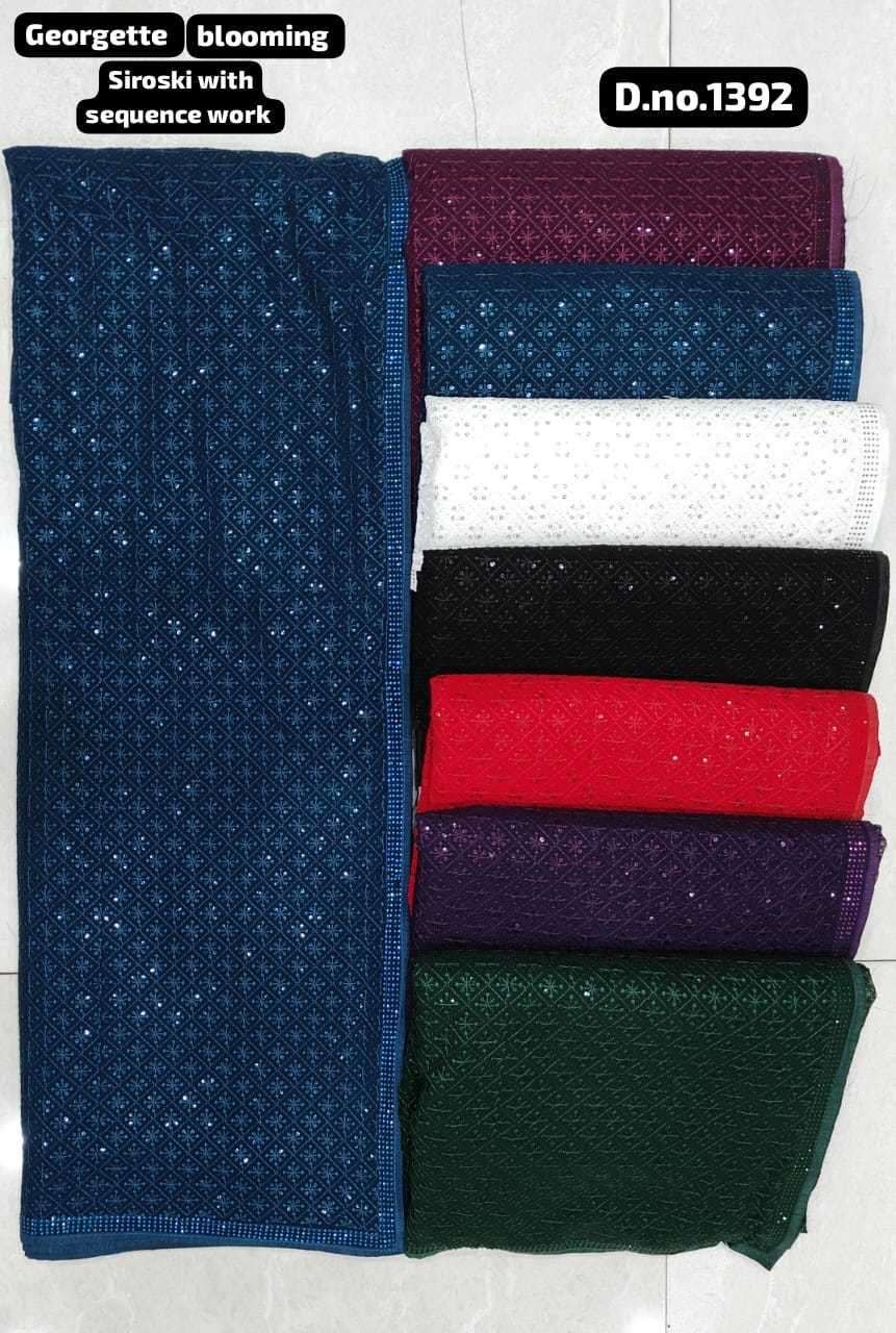 pr designer swarovski sequence work non catalogue ladies suits