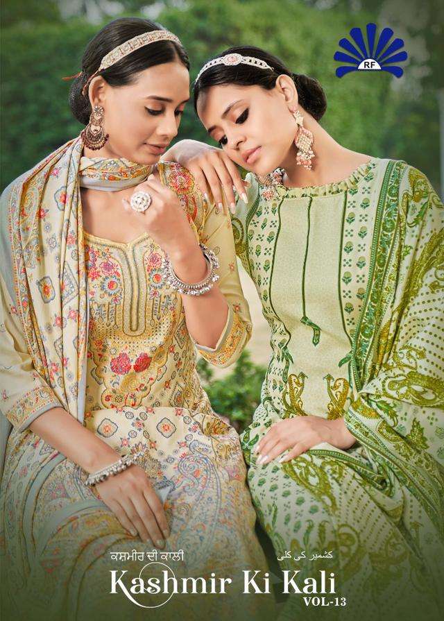 Radhe Fab Kashmir Ki Kali Vol-13 series 1301-1310 Pashmina Digital Print suit