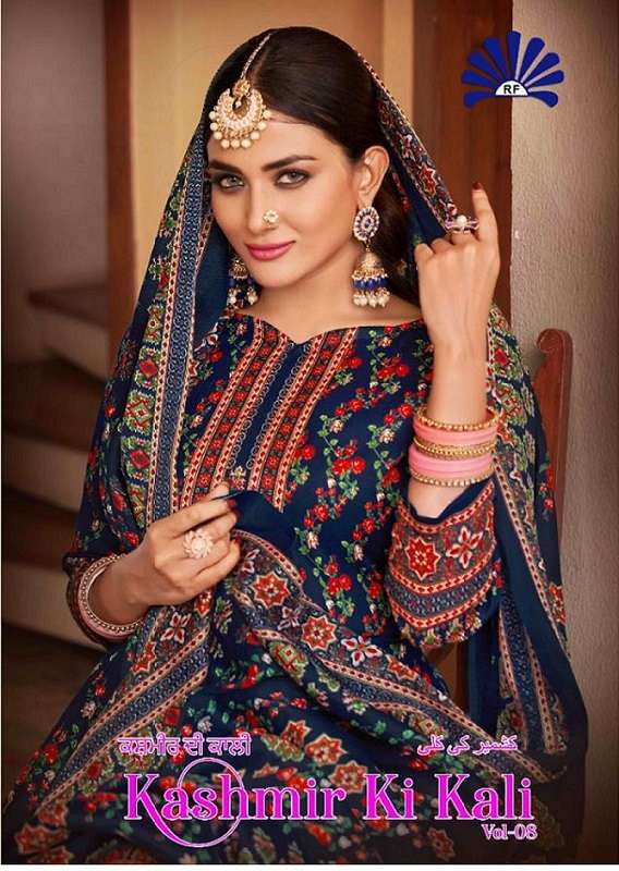 Radhe Fab Kashmir Ki Kali Vol-8 series 8801-8810 Pure Pashmina Digital Cotton suit