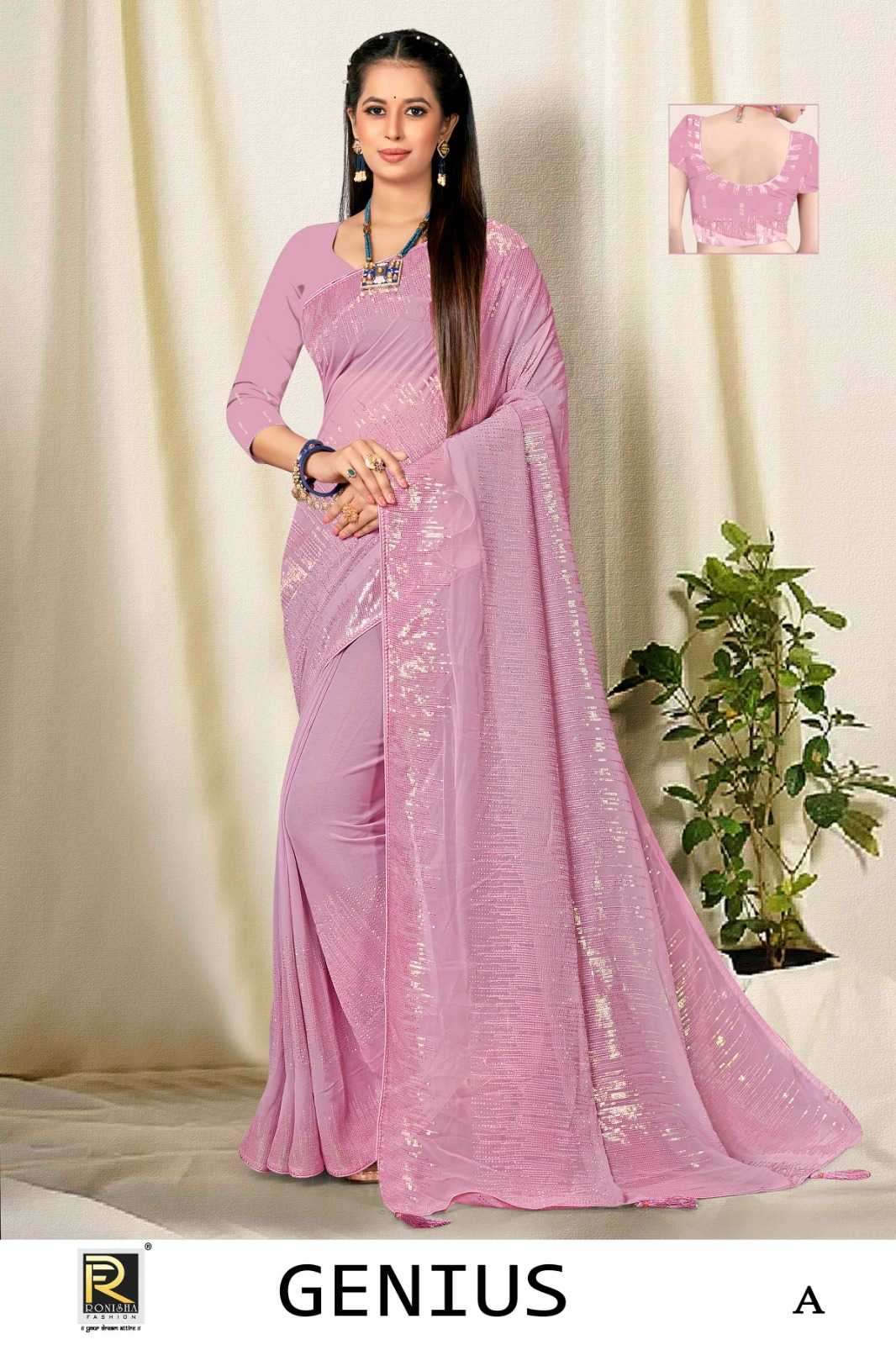 ranjna saree genius fancy fabrics saree