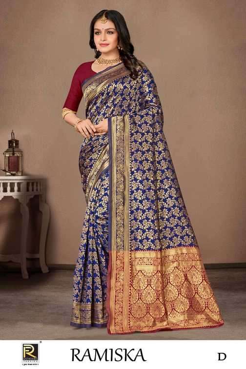 ranjna saree ramiska banarasi silk saree