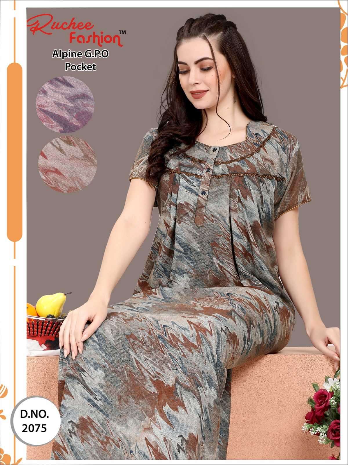 ruchee fashion alpine gpo chunat 2063-2077 fancy comfy wear nighty