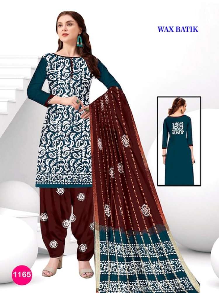 Sagar Cotton Wax Batic pure cotton printed suit 