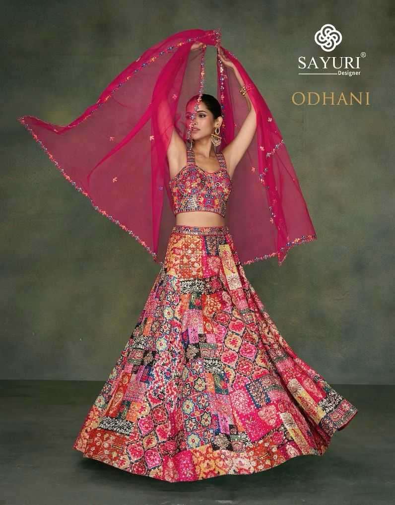 sayuri odhani series 5363-5365 pure silk lehenga 