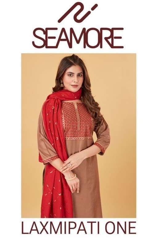 seamore laxmipati vol 1 series 101-107 muslin readymade suit 