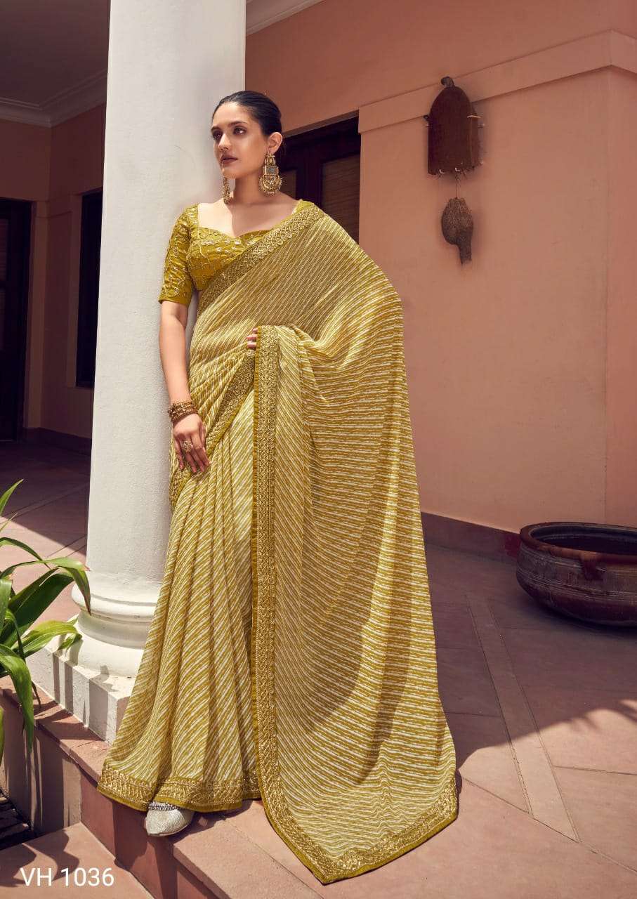 stavan designer georgette saree