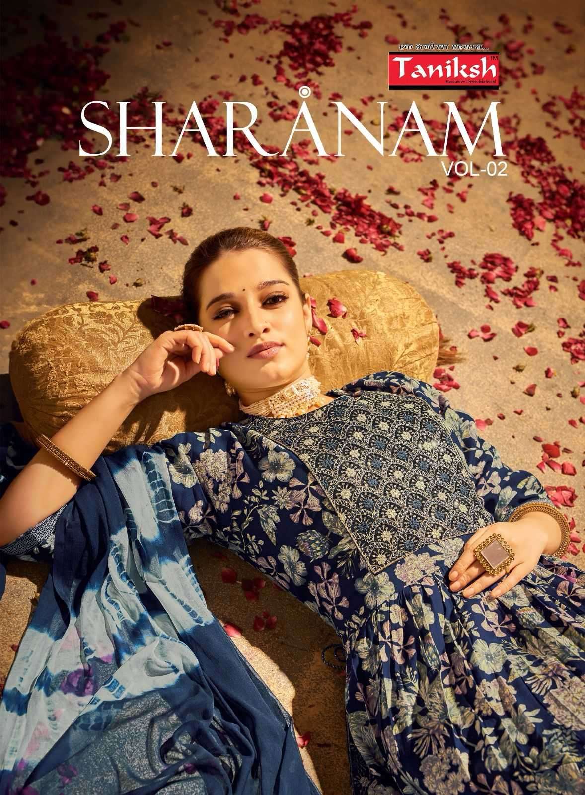 taniksh sharanam vol 2 series 2001-2008 rayon suit 