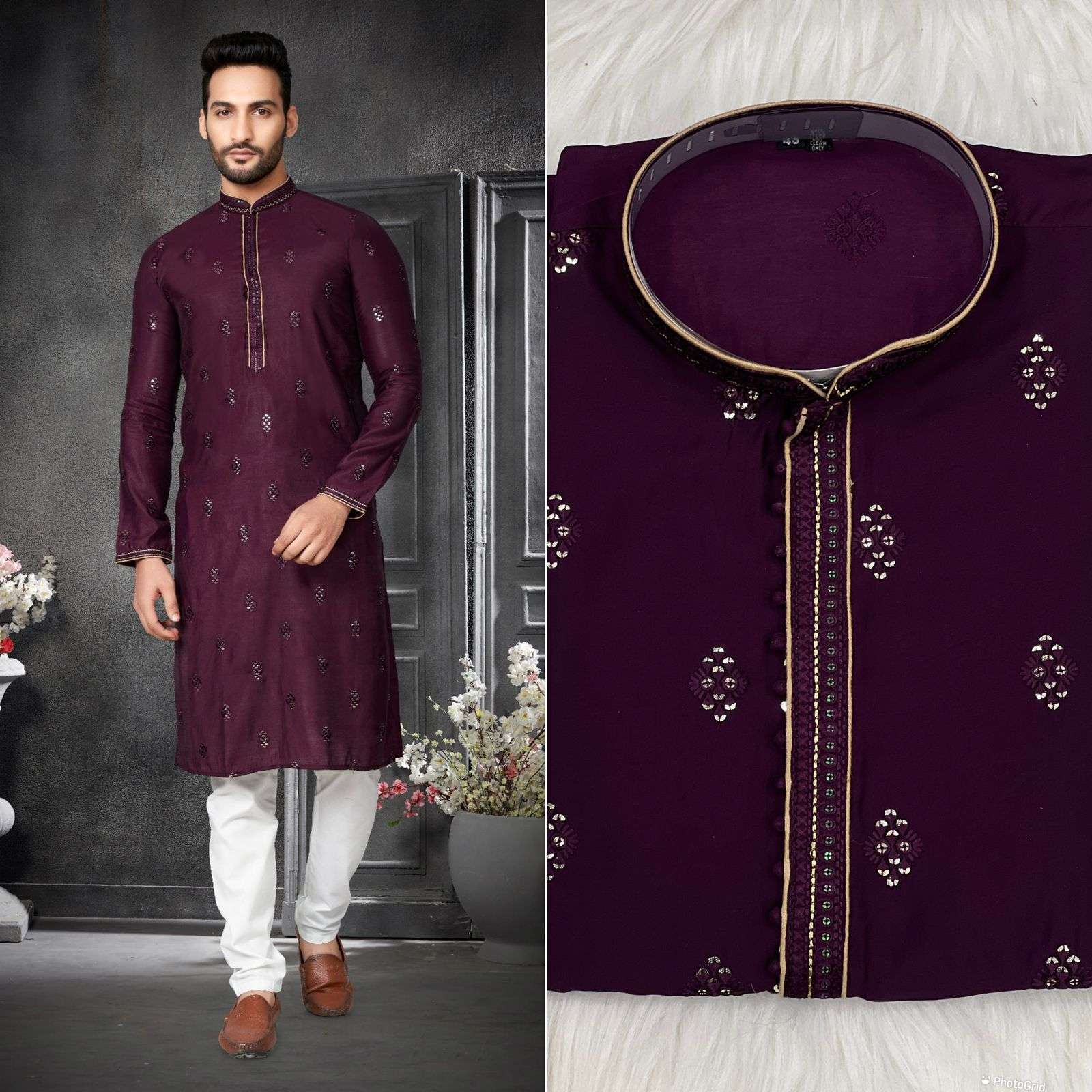 utsav 2.0 designer heavy cotton silk kurta pyajma