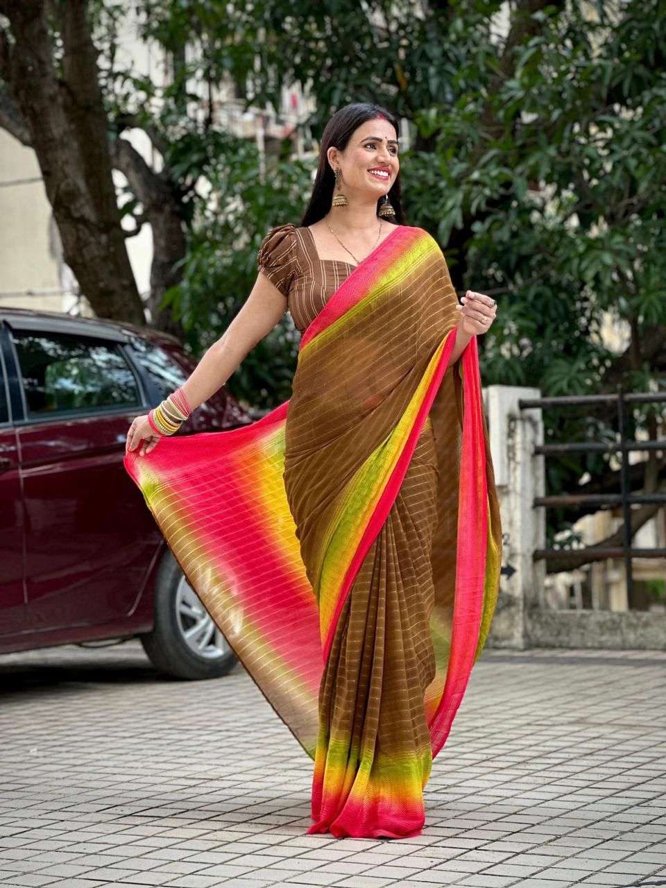 vaani-100 designer georgette saree