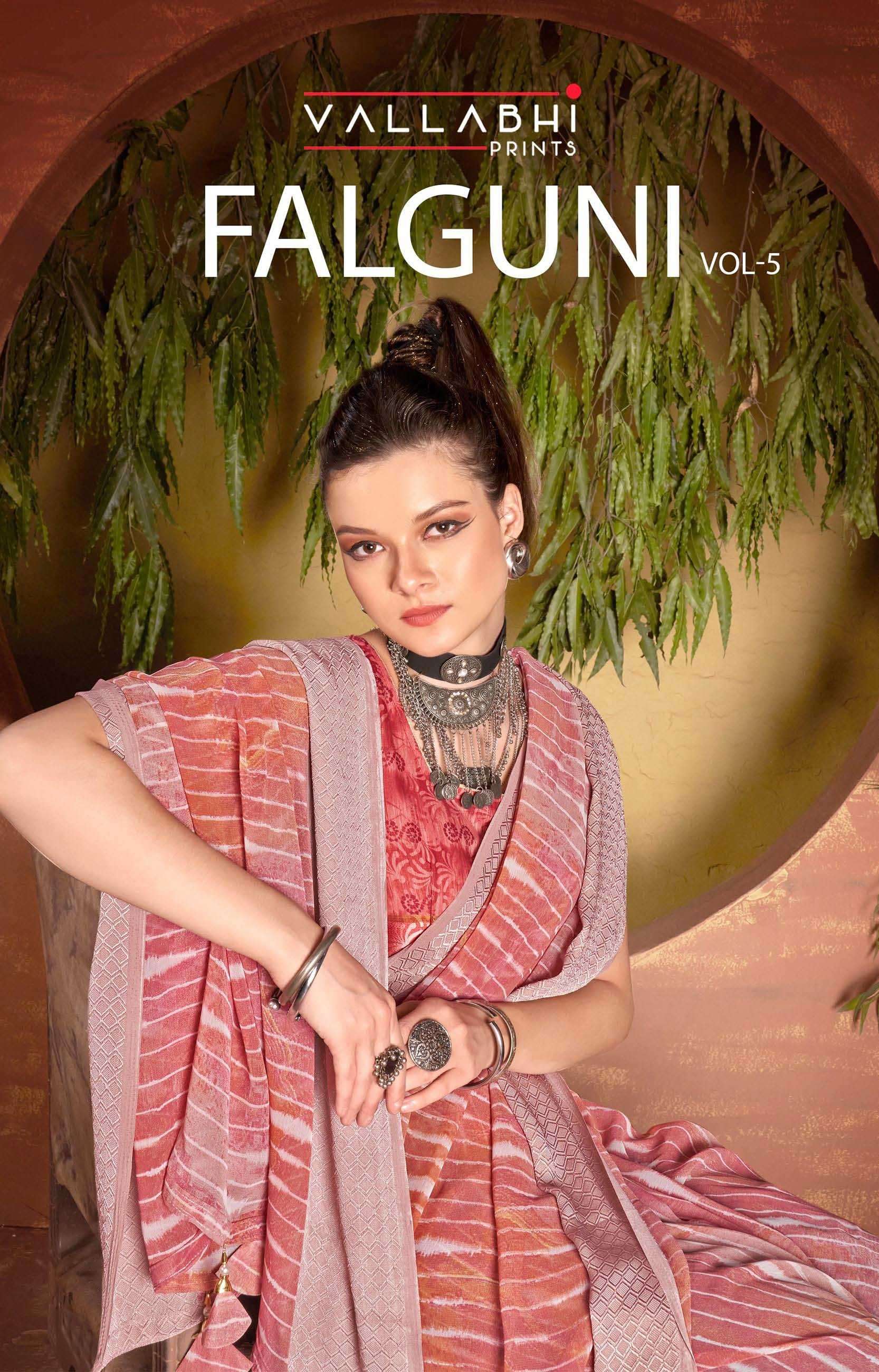 vallabhi falguni vol 5 series 20221-20226 Georgette saree