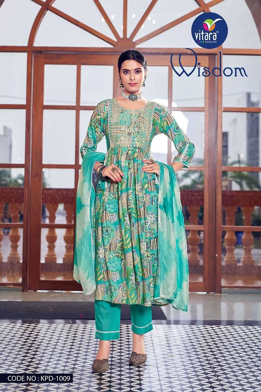 vitara fashion wisdom series 1001-1016 heavy rayon suit 