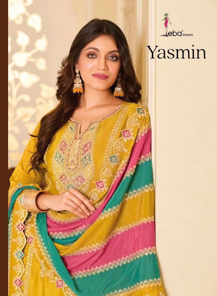 yasmin designer premium silk suit 