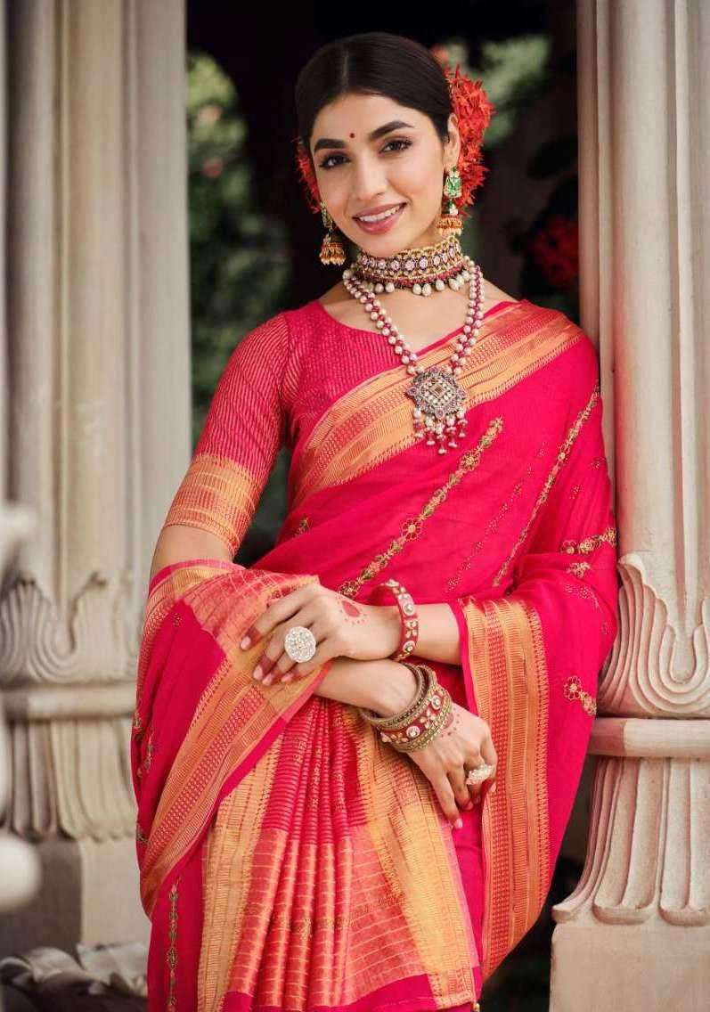 5d designer aadrika nx series 7001-7003 georgette saree