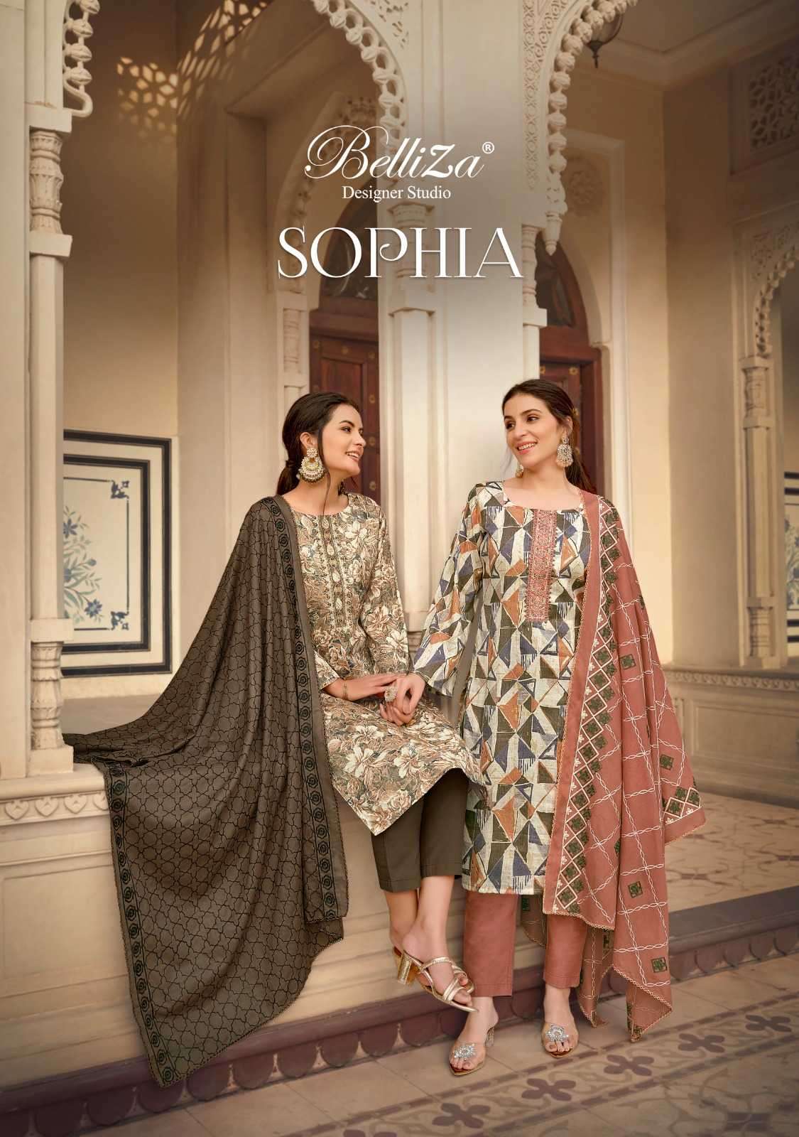 belliza sophia series 873001-873008 Pure Blossom Cotton suit
