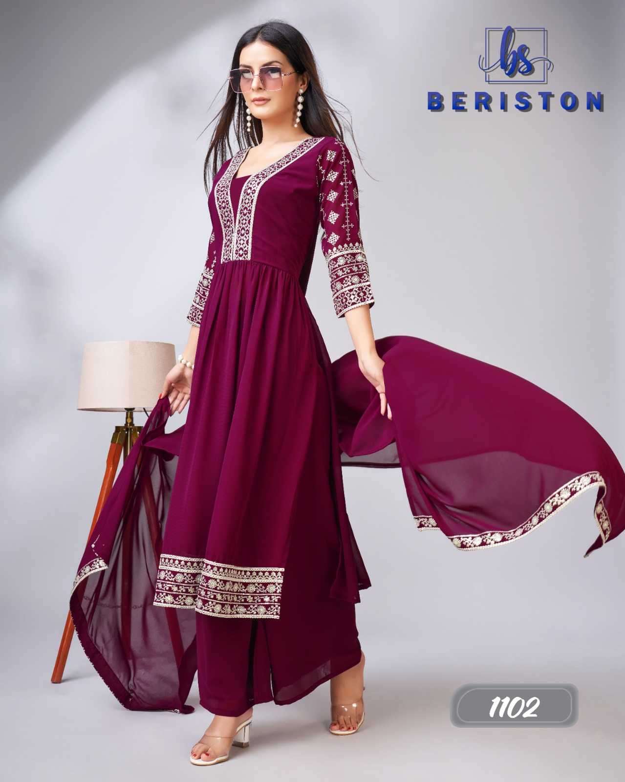 beriston vol 11 series 1101-1105 georgette suit