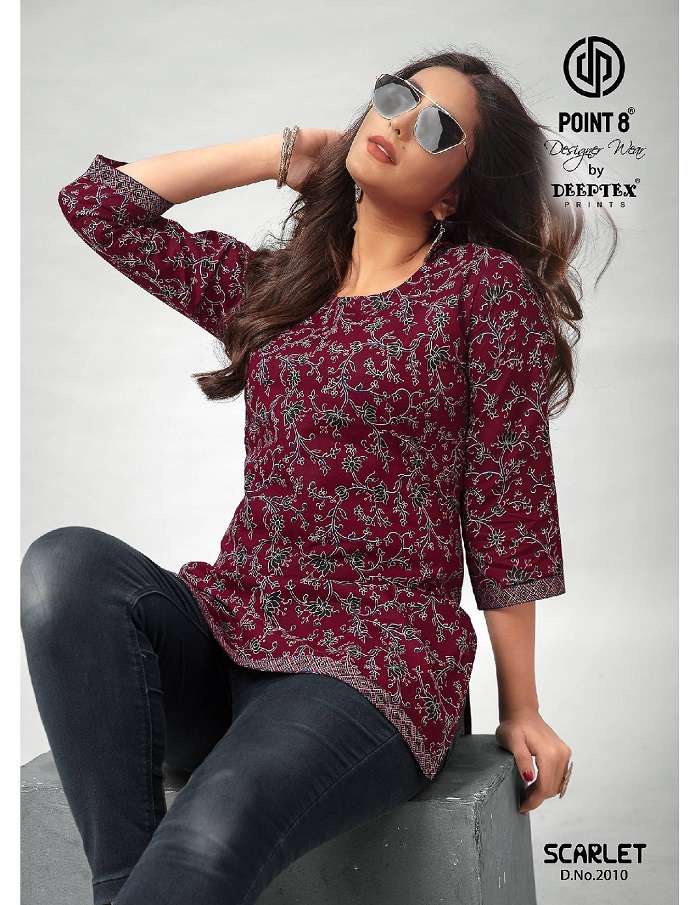 deeptex scarlet vol 2 series 2001 2010 poplin cotton kurti 2024 01 16 20 36 36