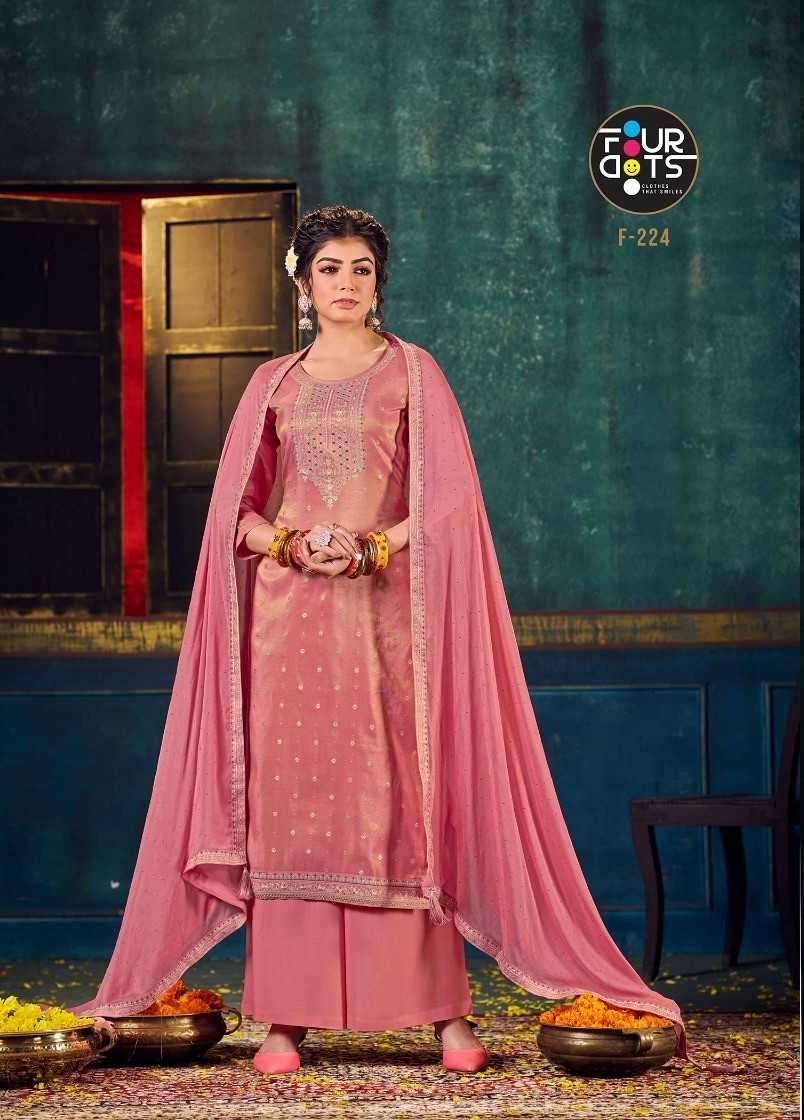 fourdots aashu series 221-224 Pure Organza suit