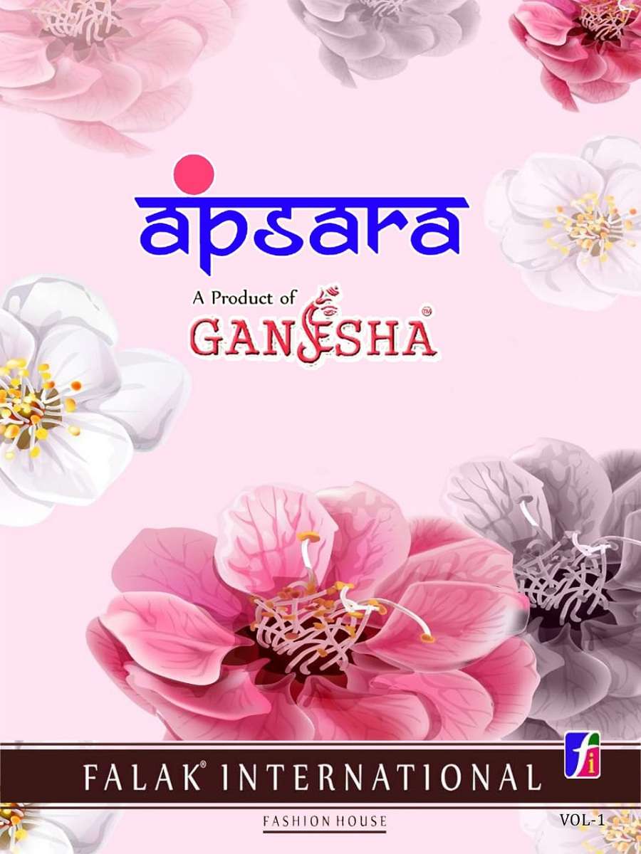 Ganesha Apsara Vol-1 series 1008-1017 cotton saree