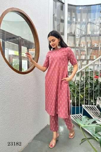 indira apparel 23182 Cotton Slub Premium kurti pant