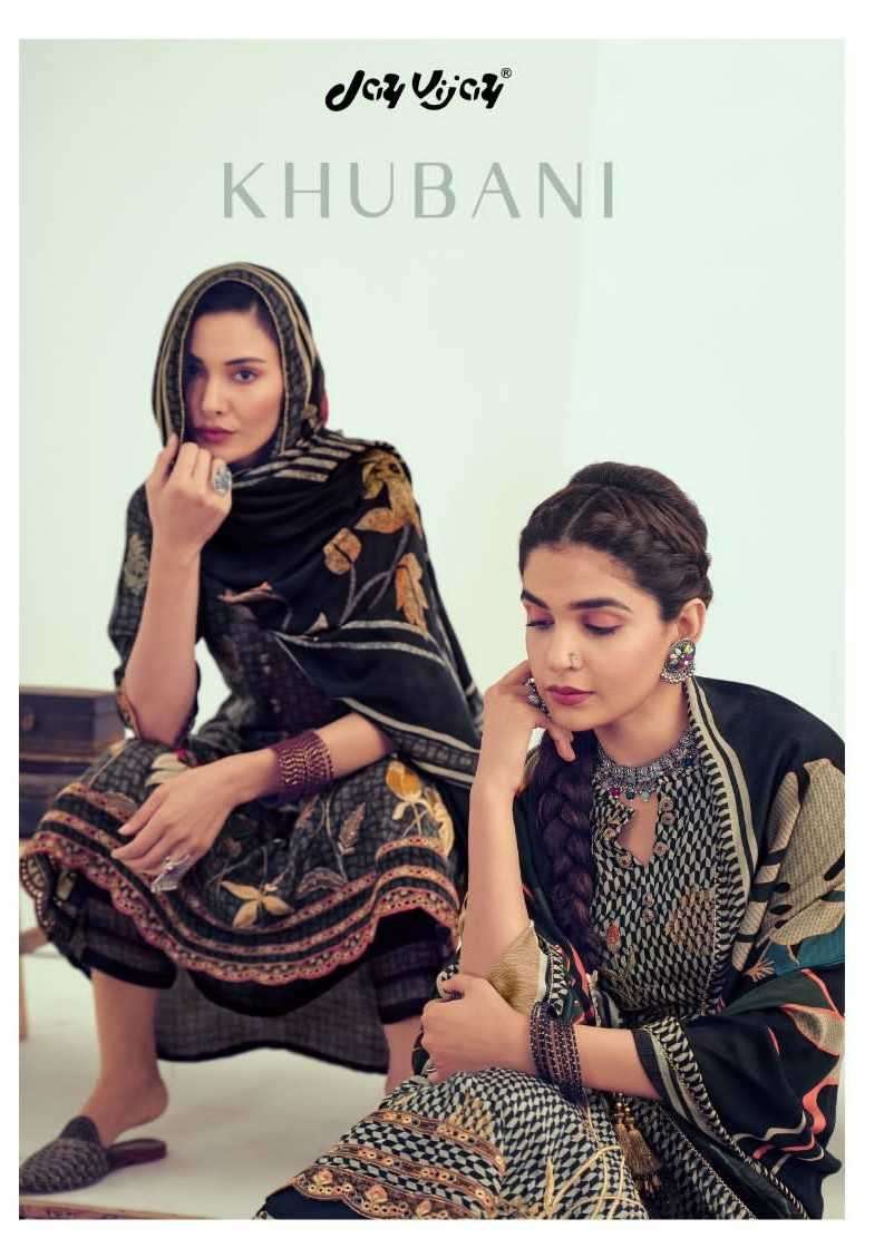 jayvijay khubani series 8781-8786 pure muslin silk suit 