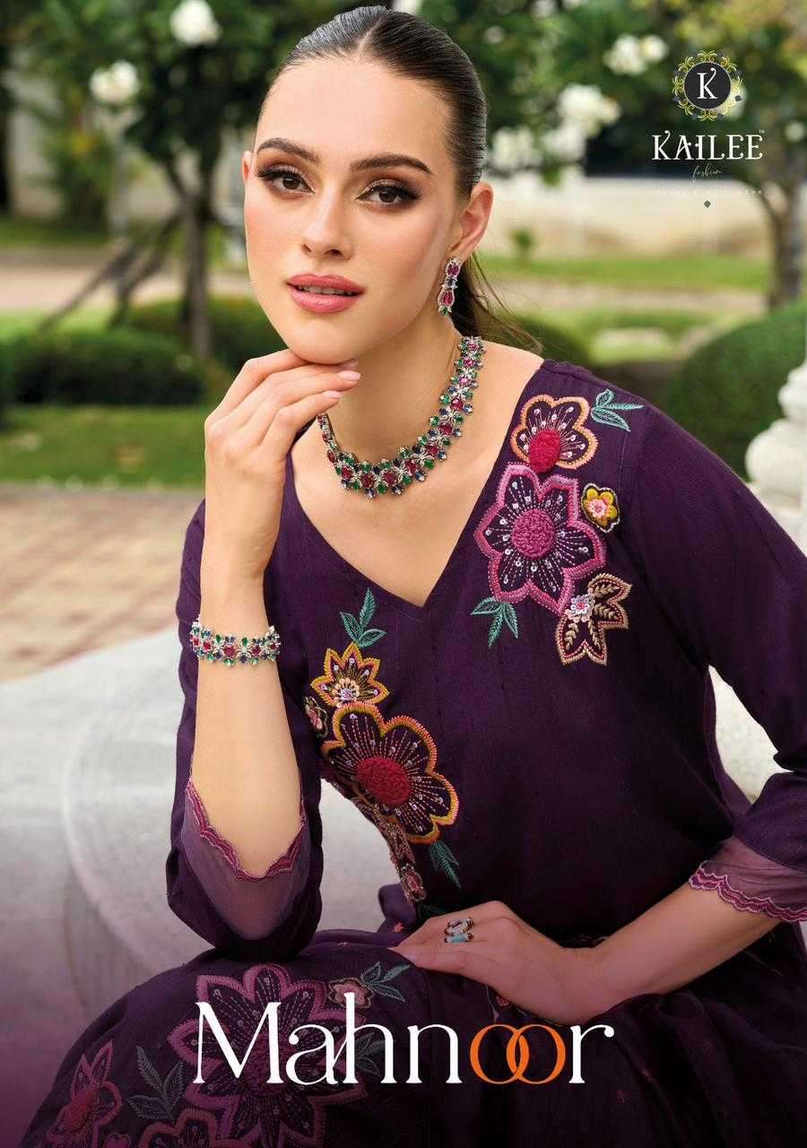 kailee fashion mahnoor series 42411-42416 pure viscose suit 