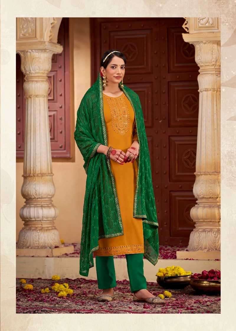 Kapil Trends Evyana Jam Cotton Suit With Work Collection