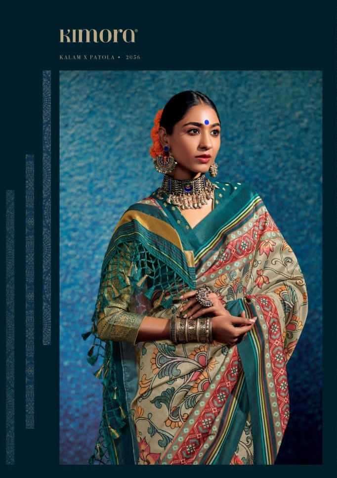 kimora kalam x patola series 2056-2059 dola silk saree