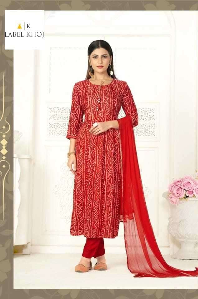 label khoj khazana suit heavy rayon suit 