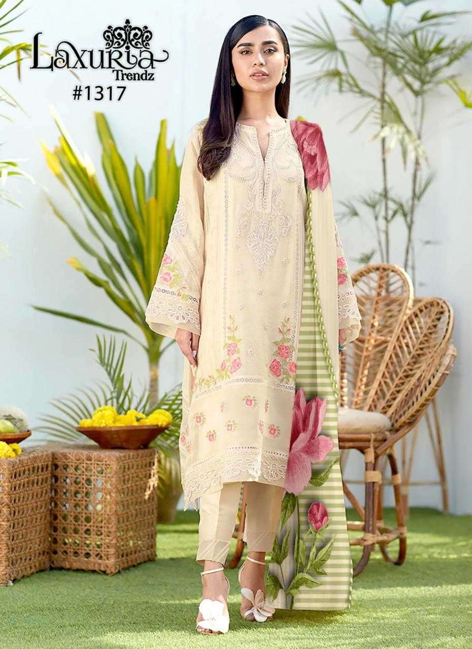 laxuria trendz 1317 Fox Georgette stylish Tunic With Handwork 