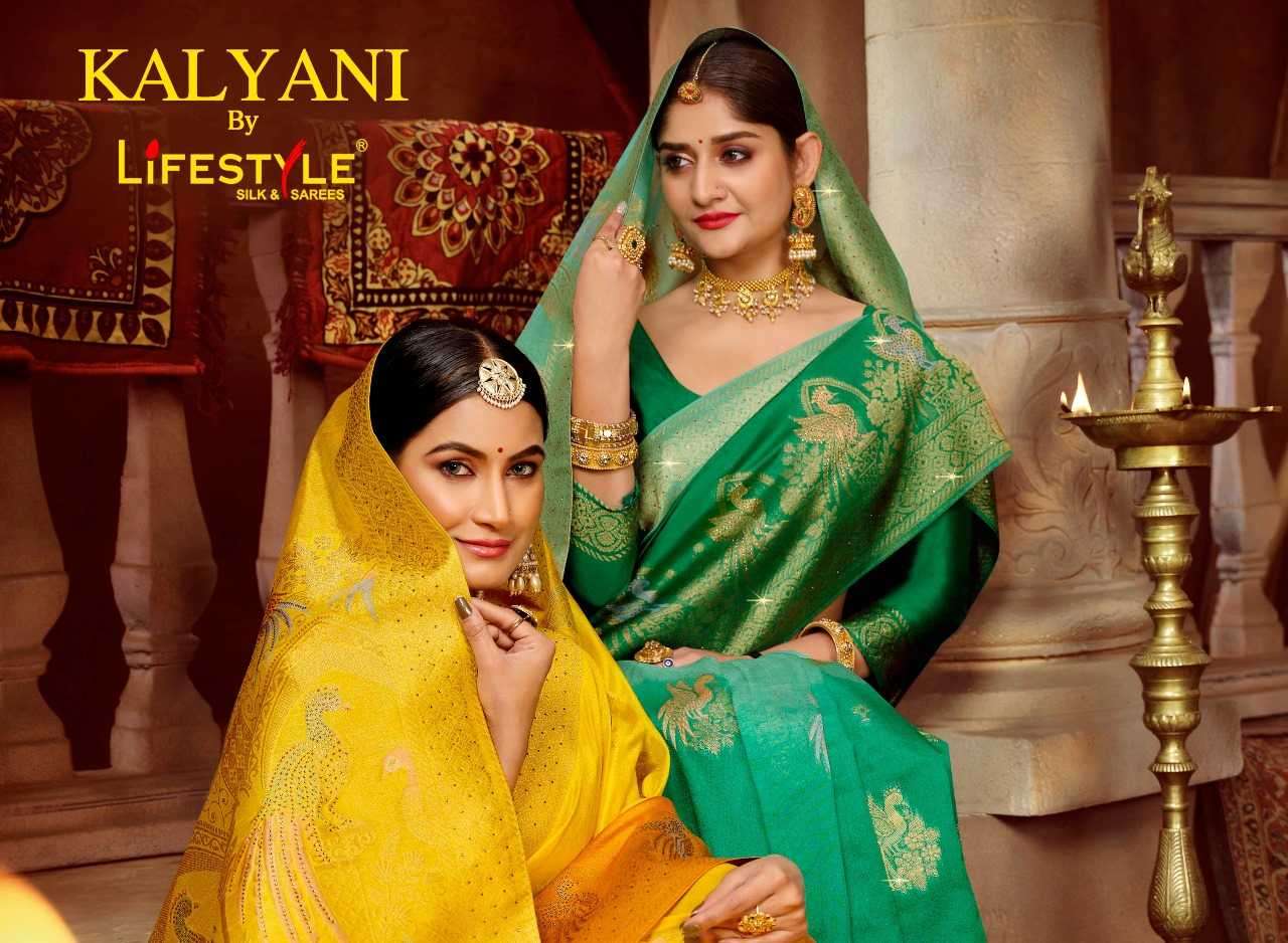 lifestyle kalyani series 24761-24764 fancy saree