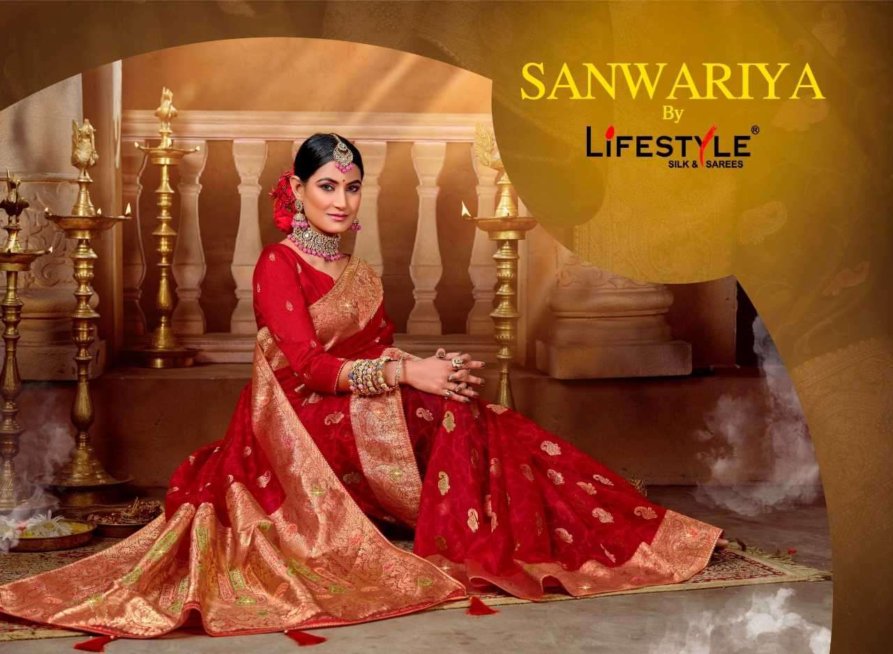 lifestyle sanwariya series 24641-24644 fancy saree
