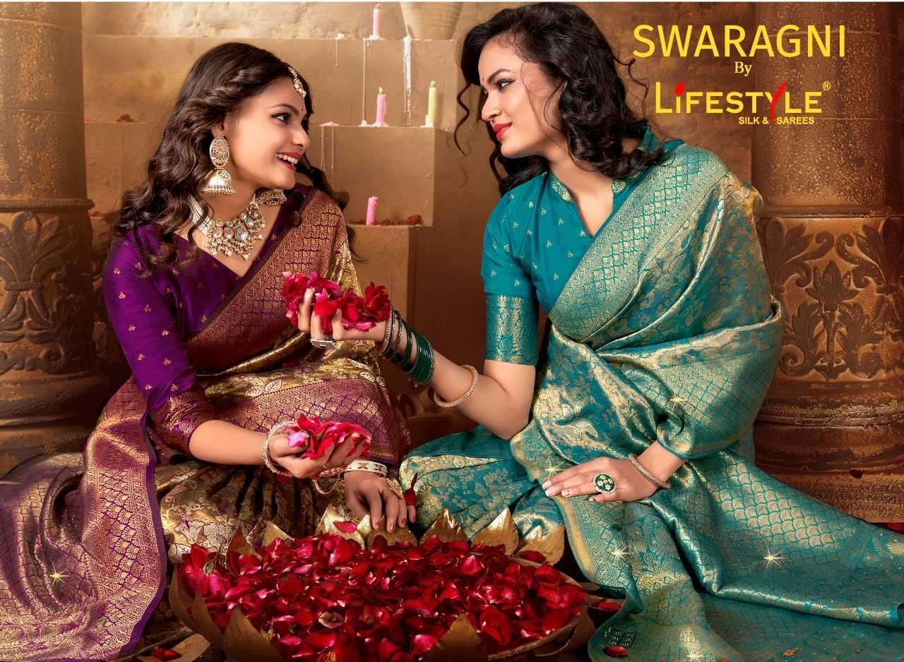 lifestyle swaragini series 24021-24024 fancy saree