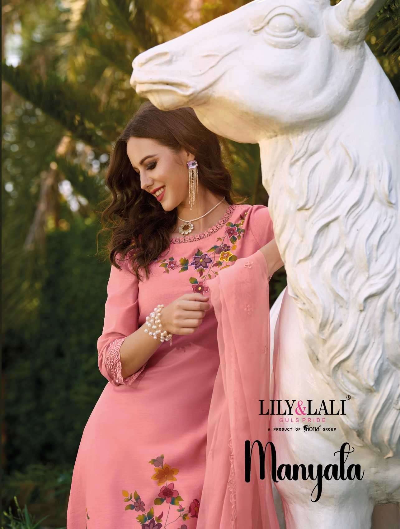 lily and lali manyata series 15401-15406 chanderi silk suit 
