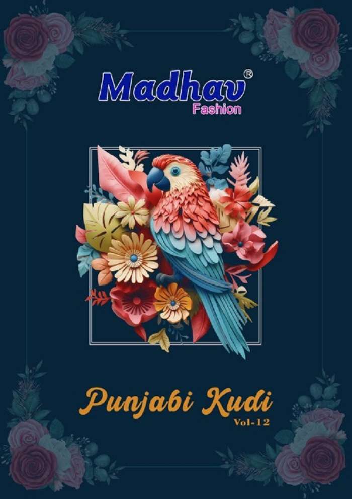 Madhav Punjabi Kudi Vol-12 series 120001-120010 pure cotton suit 