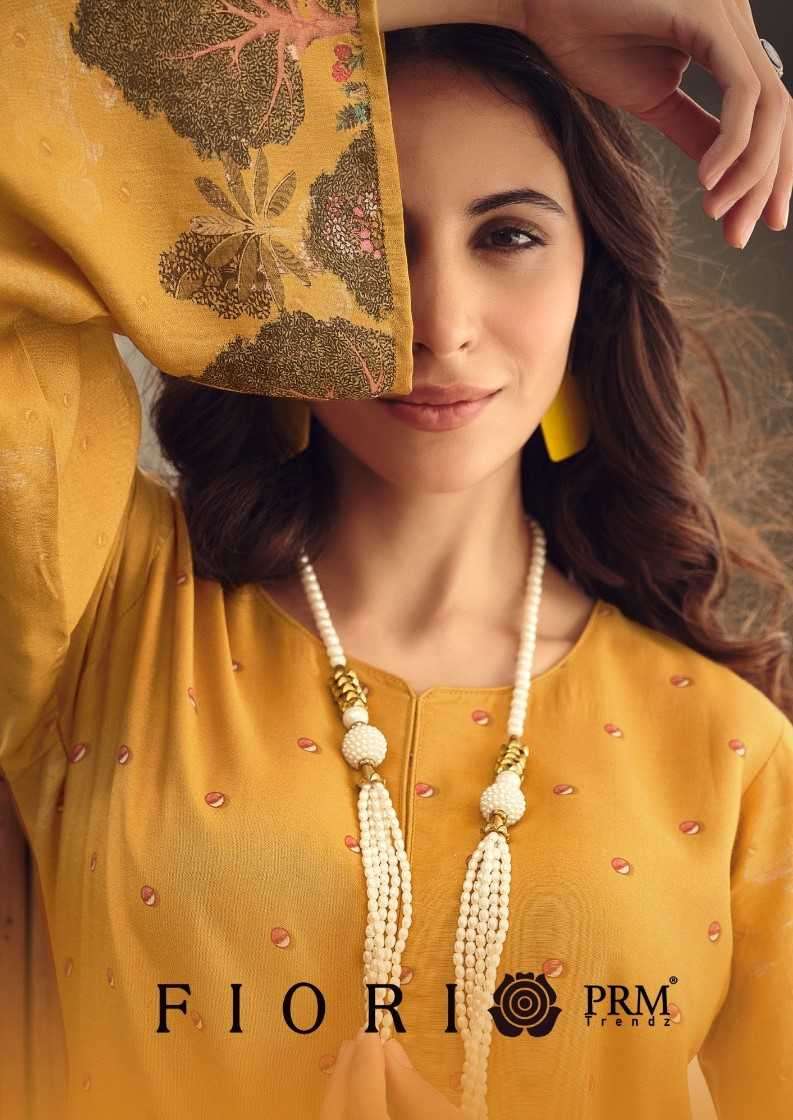 prm trendz fiori series 5401-5408 Pure Musline Silk suit