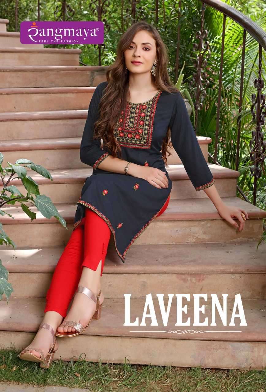 rangmaya laveena series 101-106 Bombay imported kurti