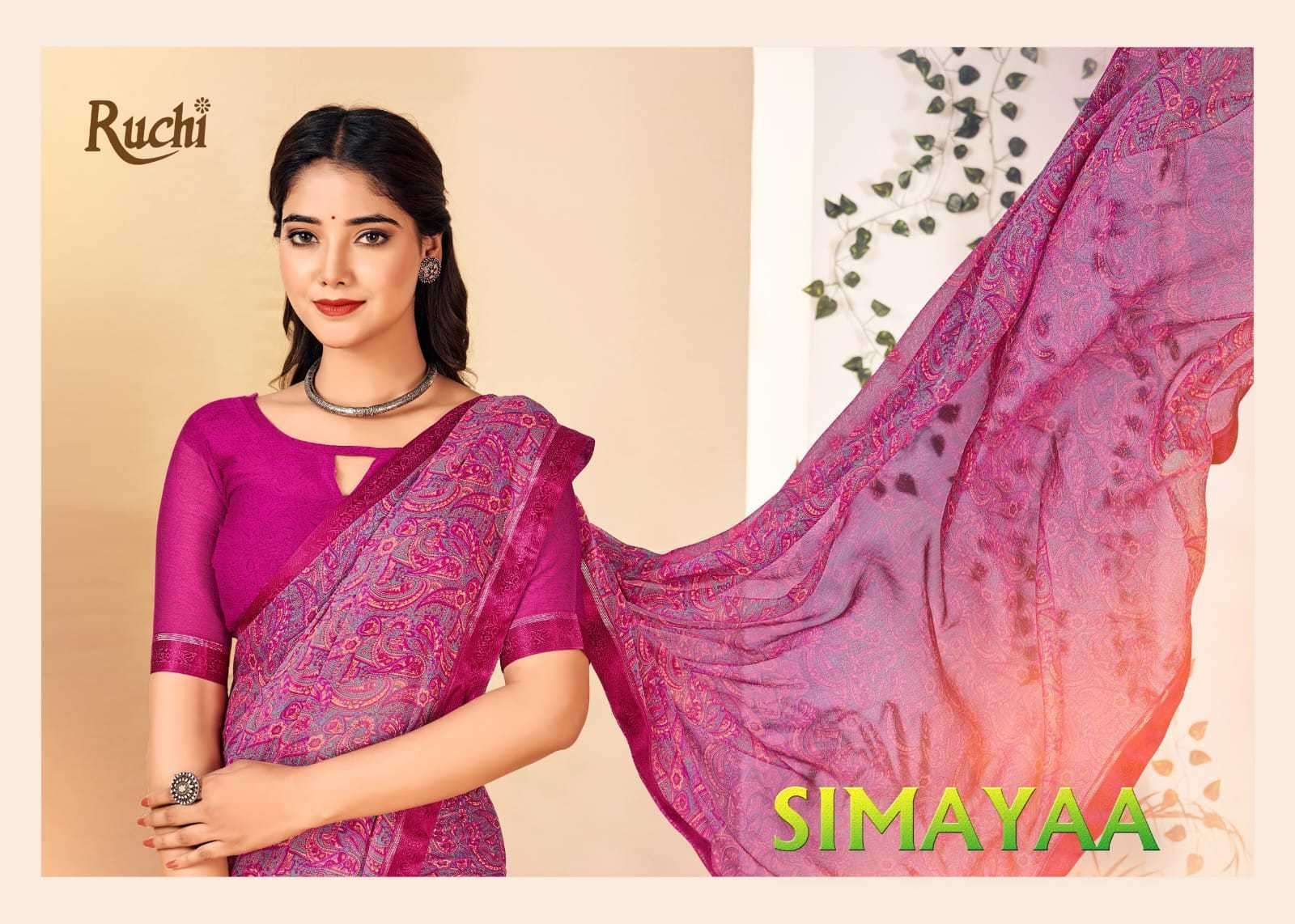 ruchi simayaa vol 22 series 30001-30003 Chiffon wholesale saree in surat 