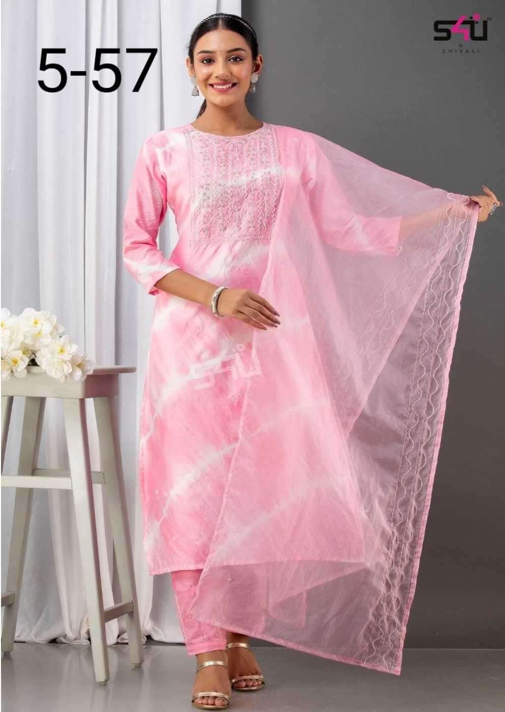 s4u pr 5-57 fancy fabric readymade suit