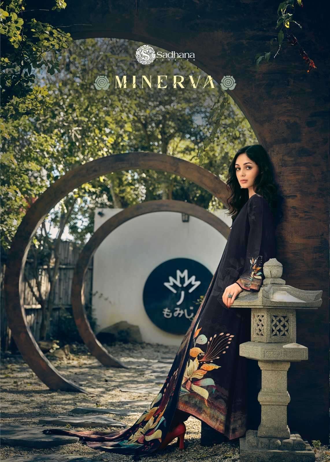sadhana minerva series 10025-10032 muslin silk suit 