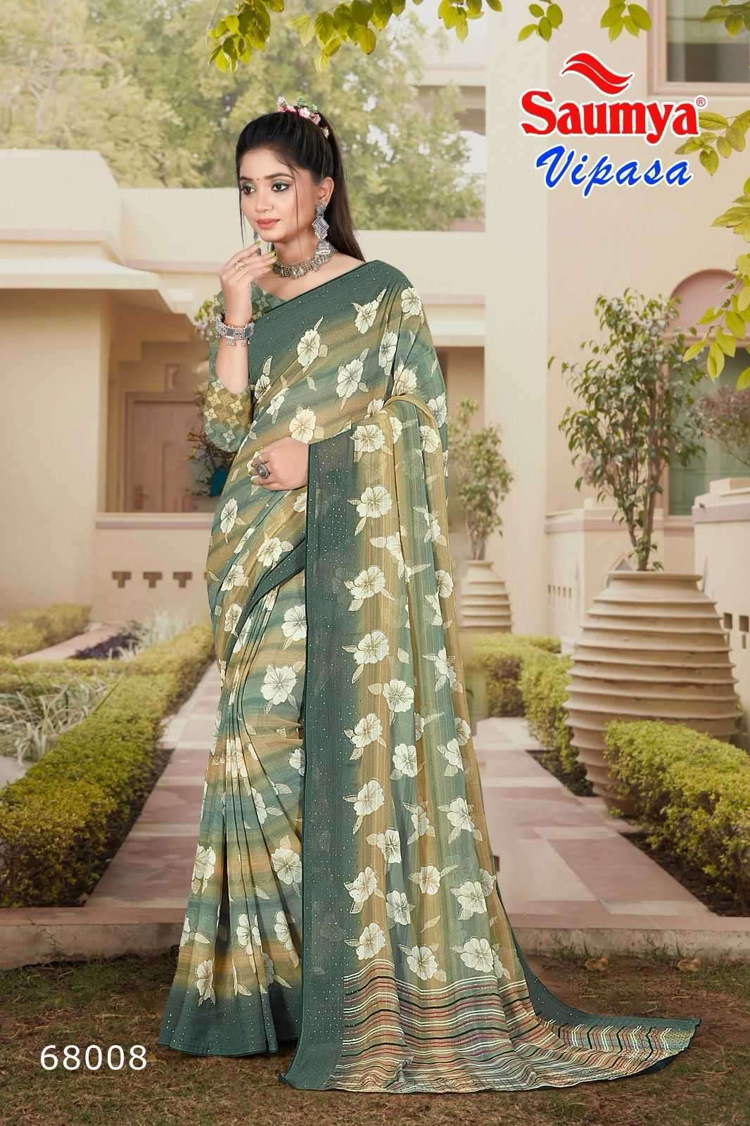 saumya vipasa series 68001-68008 Georgette saree