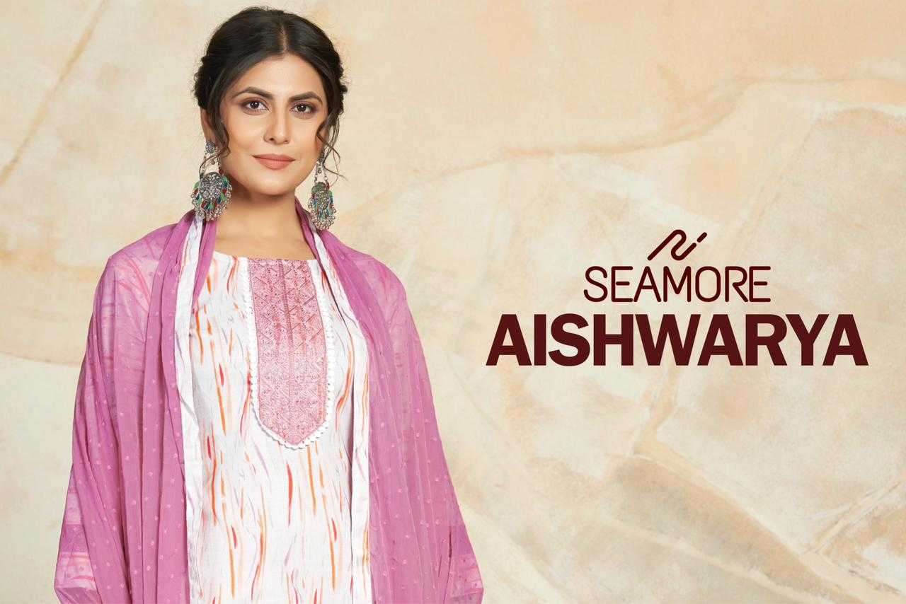 seamore aishwarya series 118-123 Cotton Blend readymade suit